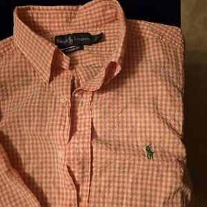 Polo Ralph lauren mens shirt large. Short sleeves 9/10 condition